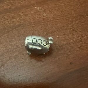 Pandora Airplane Sterling Charm